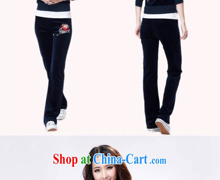 The Superintendent 2015 new female velvet sportswear sport and leisure service package the code ladies dark blue XL pictures, price, brand platters! Elections are good character, the national distribution, so why buy now enjoy more preferential! Health