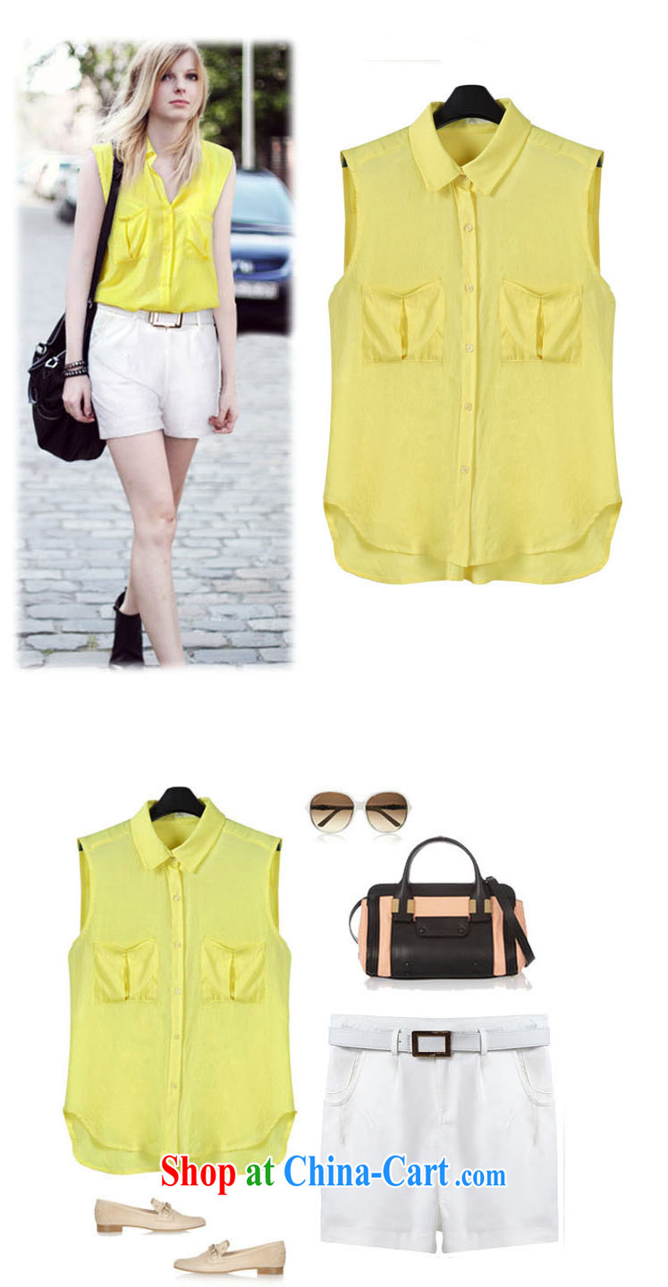 Susan Sarandon air summer 2015 new women in Europe and America with the Code snow woven shirt short-sleeved summer mm thick loose T-shirt shirt 6046 yellow 5 XL pictures, price, brand platters! Elections are good character, the national distribution, so why buy now enjoy more preferential! Health