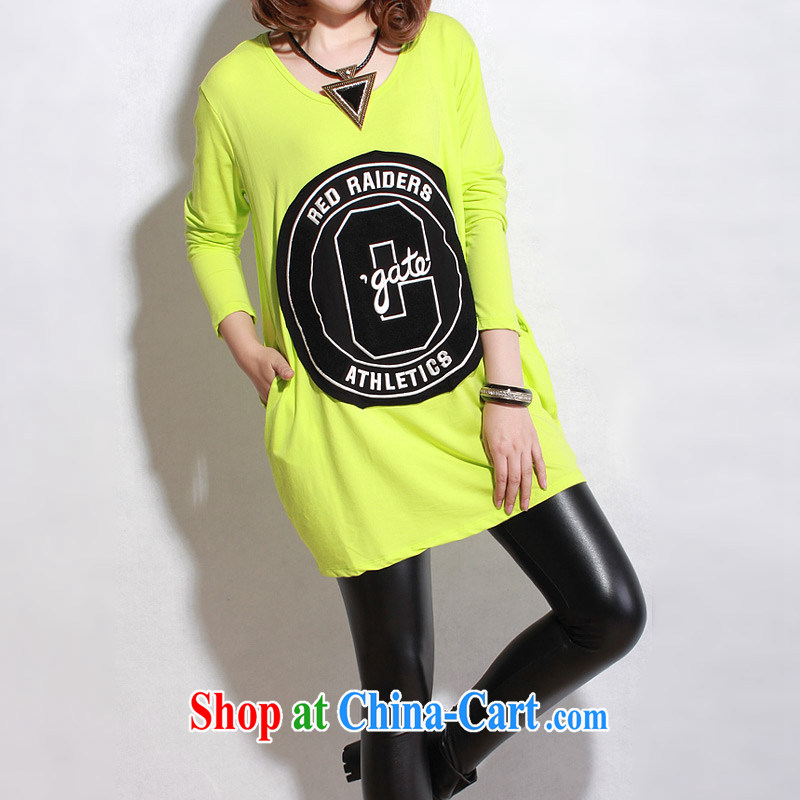 Director of the Advisory Committee 2015 Spring and Autumn and the new, and indeed increase, women mm thick loose, long, solid shirts T shirt-skirt fluorescent colors are relaxed, chest of tile 118, made the Advisory Committee (mmys), online shopping