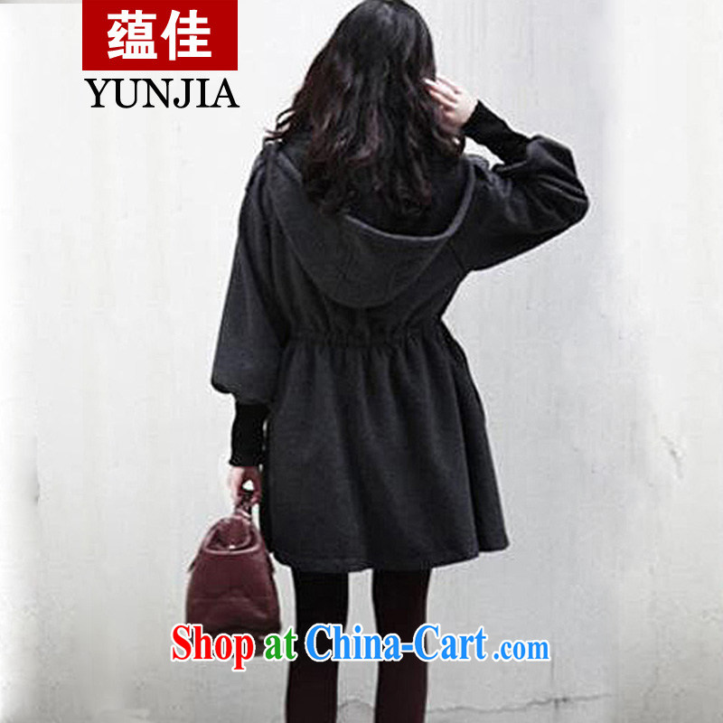 To better 2014 autumn and winter clothes new jacket, and ventricular hypertrophy, female sheep lint-free cloth, clothing and hair so the coat lady cap thicken the cotton, charcoal gray 5 XL, better, and shopping on the Internet
