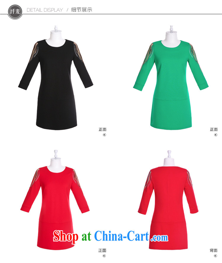 The Mak larger women 2015 spring new thick mm video thin stylish and elegant, dress 951101022 green 3XL pictures, price, brand platters! Elections are good character, the national distribution, so why buy now enjoy more preferential! Health