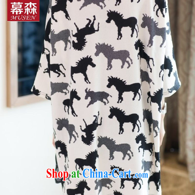 The sum 2015 summer women's clothing loose T-shirt short-sleeved larger graphics thin white round-collar T pension ponies stamp T shirts solid T-shirt 200 jack is wearing a white, code, sum, and shopping on the Internet