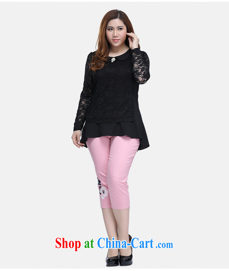 Slim LI Sau spring new large, female retro lace graphics thin 100 ground lace shirt Q of 7935 red L pictures, price, brand platters! Elections are good character, the national distribution, so why buy now enjoy more preferential! Health