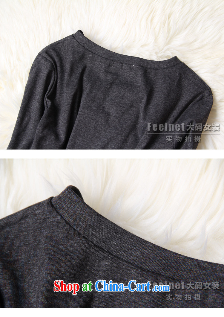 feelnet larger women 2015 spring video thin thick mm long-sleeved T-shirt for 100 Korean large code T pension 2224. Big Red code 6 XL pictures, price, brand platters! Elections are good character, the national distribution, so why buy now enjoy more preferential! Health