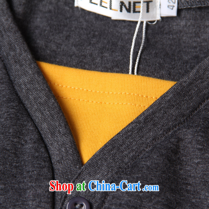 feelnet larger women 2015 spring video thin thick mm long-sleeved T-shirt for 100 Korean large code T pension 2224. Big Red code 6 XL, FeelNET, shopping on the Internet