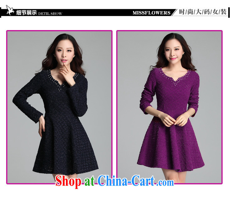 Constitution, spring loaded new female 2015 thick sister manually staple pearl cultivation video thin lace long-sleeved dresses and ventricular hypertrophy, the lumbar OL leisure solid blue skirt XL 4 160 - 170 Jack pictures, price, brand platters! Elections are good character, the national distribution, so why buy now enjoy more preferential! Health
