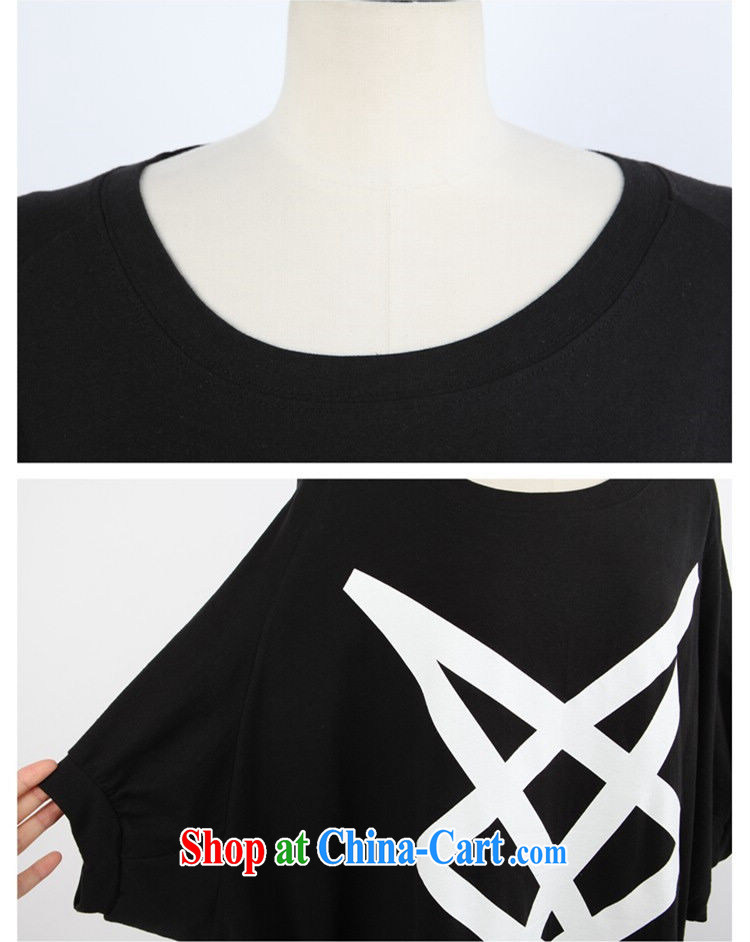 In 2015, spring and summer, Korean version of the greater, ultra-liberal underlined geometry bat sleeves larger version 100 hem graphics thin T pension 200 jack can be seen wearing black are code pictures, price, brand platters! Elections are good character, the national distribution, so why buy now enjoy more preferential! Health