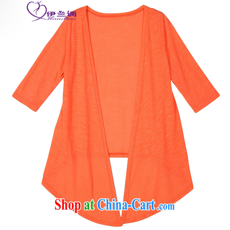 The estimated increase in 2015, the Summer load increase, female-yi air-conditioning T-shirt Han version small jacket shawl on MM who was long-sleeved, genuine, the T-shirt orange XL 120 - 140 jack, the LAN, and shopping on the Internet