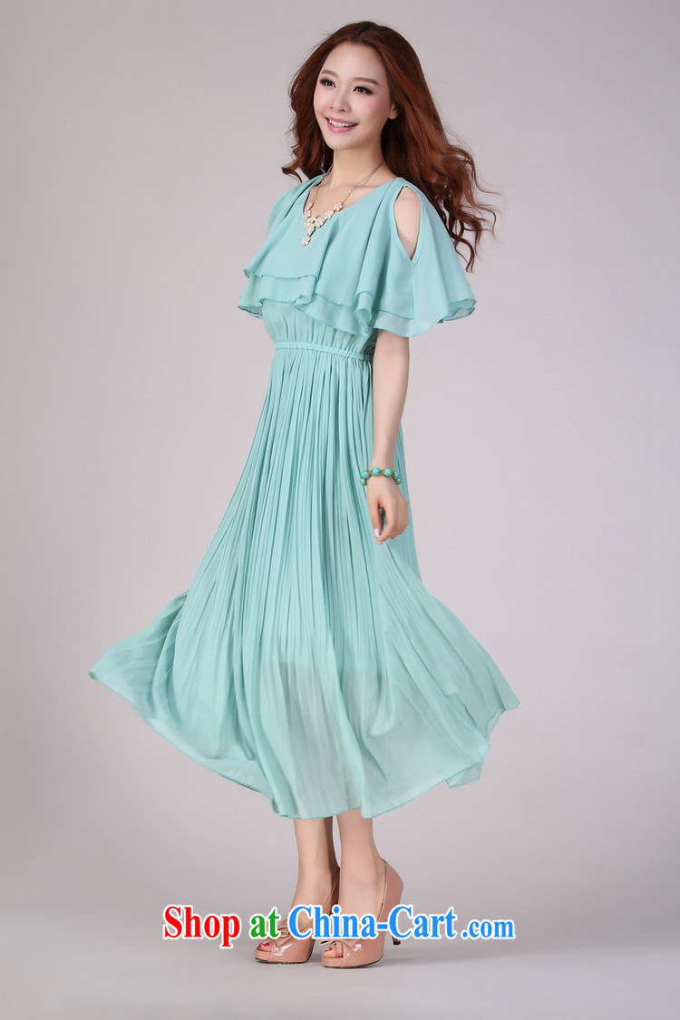 The blue-thick mm summer 2015 new Korean Beauty snow woven skirts thick mm XL female casual terrace 100 shoulder hem resort-waist dress light blue 4 XL 160 - 175 Jack pictures, price, brand platters! Elections are good character, the national distribution, so why buy now enjoy more preferential! Health