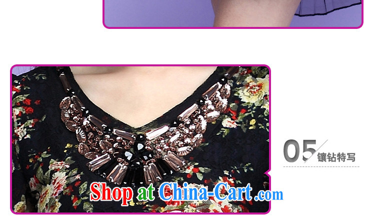 Optimize m Beauty goods and the payment the obesity mm lace dresses spring new V collar pin Pearl floral long-sleeved ladies short skirts video thin large, cultivating stamp Po blue XXXXL pictures, price, brand platters! Elections are good character, the national distribution, so why buy now enjoy more preferential! Health