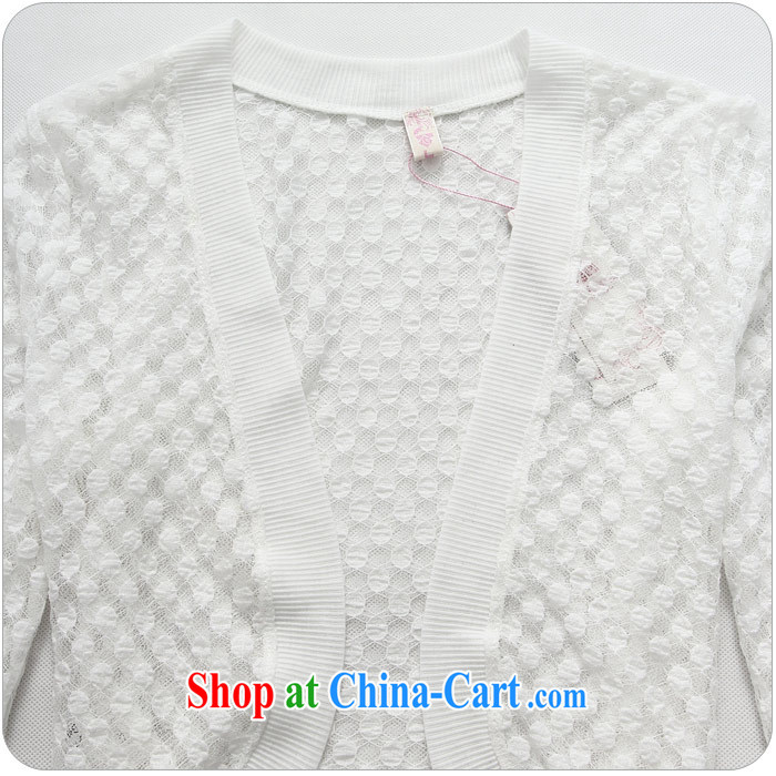 Constitution, new 2015 quarter 4 100 ground Openwork knit-mm thick lady beauty on T-shirt long-sleeved T-shirt air-conditioned the fat increase, female, a shawl white 4XL 180 - 200 Jack pictures, price, brand platters! Elections are good character, the national distribution, so why buy now enjoy more preferential! Health