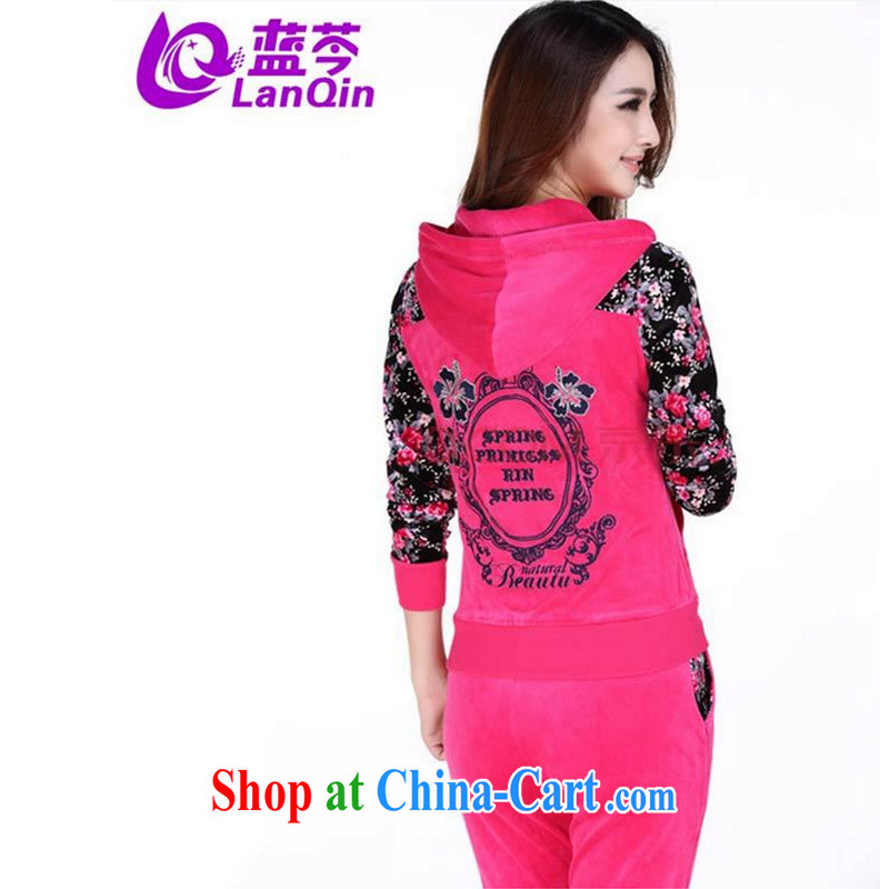The Superintendent 2015 autumn new soft velvet sportswear women Beauty and Leisure package movement yoga Kit by red S, the Superintendent (lanqin), online shopping