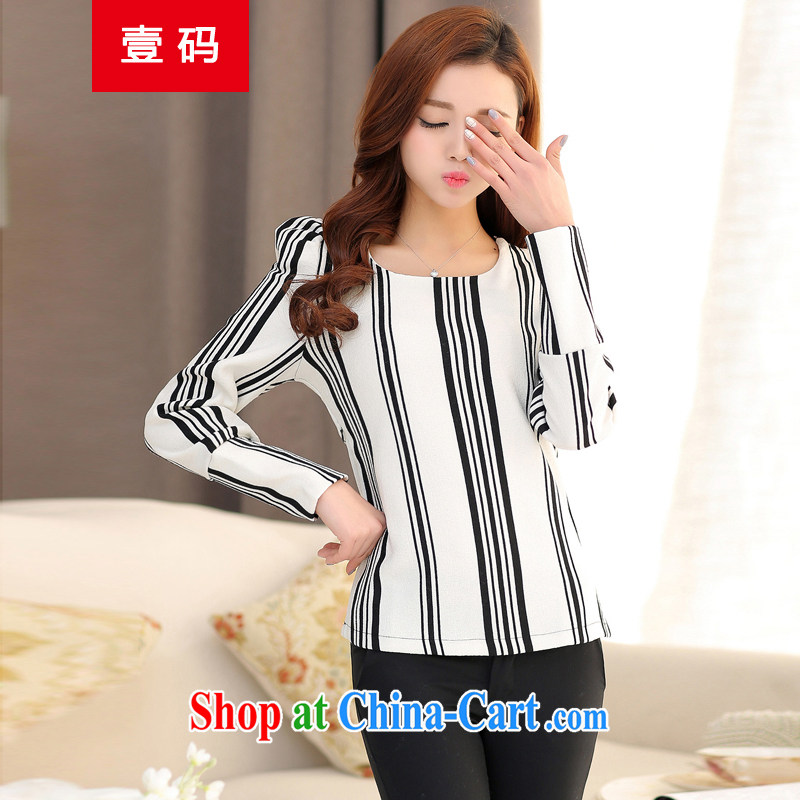 National Code 2015 spring and summer new blouses on her sister, and indeed increase, loose video thin T-shirt DY 8300 white XXL, national code (ONESTLYE), shopping on the Internet