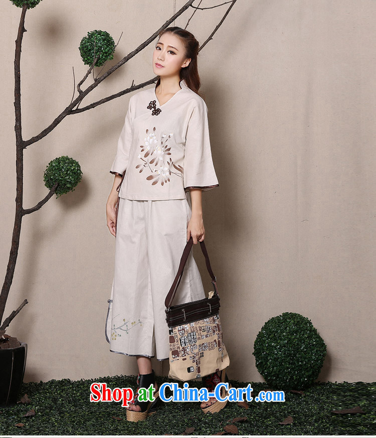 To achieve M 2015 spring and summer, new ground 100 aura wide legged pants arts cotton the girl pants pants 1133 photo color L pictures, price, brand platters! Elections are good character, the national distribution, so why buy now enjoy more preferential! Health