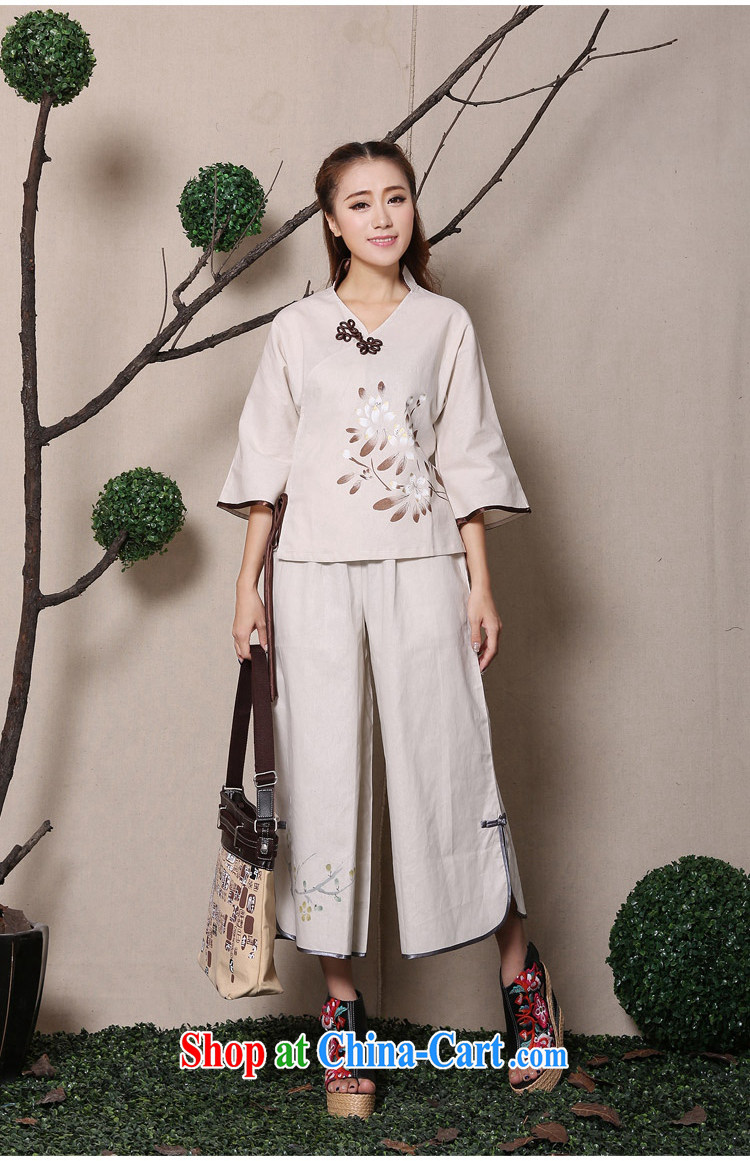 To achieve M 2015 spring and summer, new ground 100 aura wide legged pants arts cotton the girl pants pants 1133 photo color L pictures, price, brand platters! Elections are good character, the national distribution, so why buy now enjoy more preferential! Health