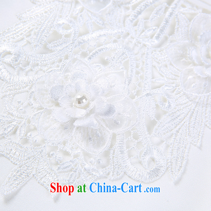 Slim Li-su 2015 spring new, larger female Korean lace flowers 7 cuff round-collar and snow-woven shirts T-shirt Q 7175 yellow 4 XL, slim Li-su, and shopping on the Internet