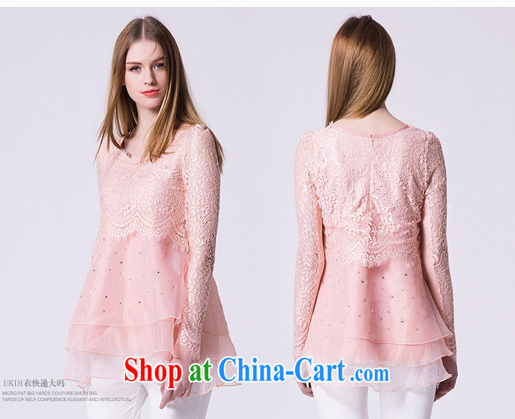 Yi express the Code women 2015 spring loaded thick MM and indeed XL lace solid shirt female T shirts skirts short skirts E 2285 black 5 XL pictures, price, brand platters! Elections are good character, the national distribution, so why buy now enjoy more preferential! Health