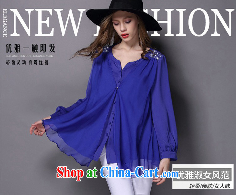 To better snow-woven shirt, long-sleeved 2015 spring new, larger female American big wind lace solid shirt female bare pink spot 5 XL for 175 - 190 Jack pictures, price, brand platters! Elections are good character, the national distribution, so why buy now enjoy more preferential! Health