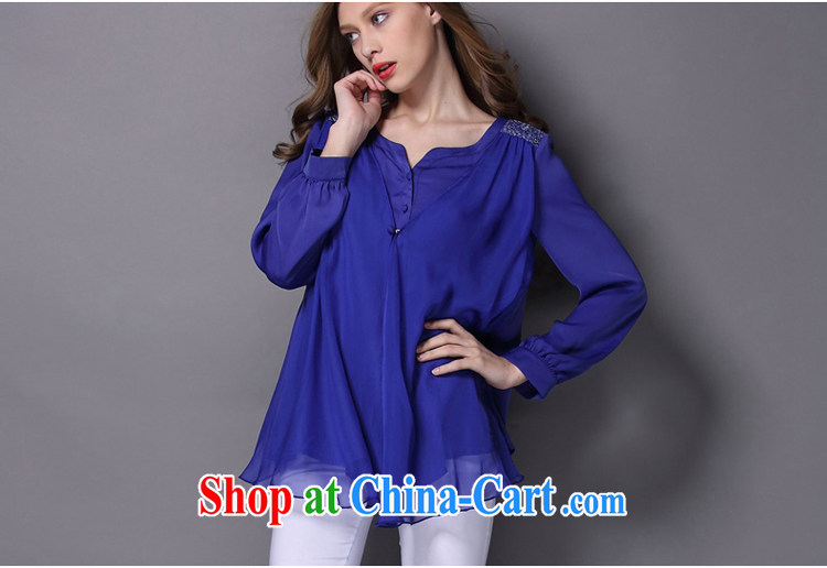 To better snow-woven shirt, long-sleeved 2015 spring new, larger female American big wind lace solid shirt female bare pink spot 5 XL for 175 - 190 Jack pictures, price, brand platters! Elections are good character, the national distribution, so why buy now enjoy more preferential! Health