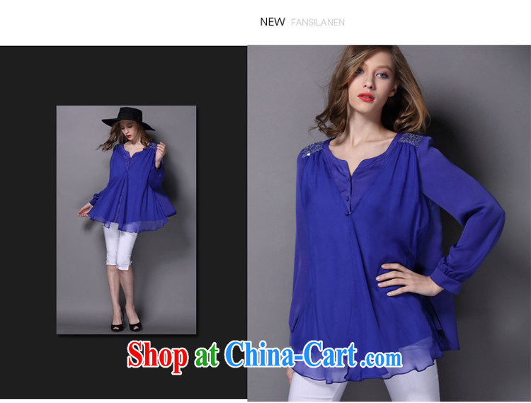 To better snow-woven shirt, long-sleeved 2015 spring new, larger female American big wind lace solid shirt female bare pink spot 5 XL for 175 - 190 Jack pictures, price, brand platters! Elections are good character, the national distribution, so why buy now enjoy more preferential! Health