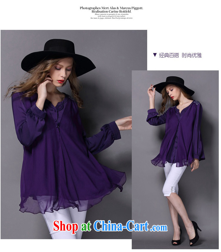 To better snow-woven shirt, long-sleeved 2015 spring new, larger female American big wind lace solid shirt female bare pink spot 5 XL for 175 - 190 Jack pictures, price, brand platters! Elections are good character, the national distribution, so why buy now enjoy more preferential! Health