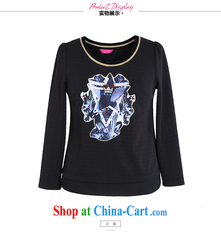 Slim Li-su 2015 spring new, larger female minimalist Stamp Set long-sleeved T-shirt and 100 ground sweater solid shirt Q 7300 m White 4XL pictures, price, brand platters! Elections are good character, the national distribution, so why buy now enjoy more preferential! Health