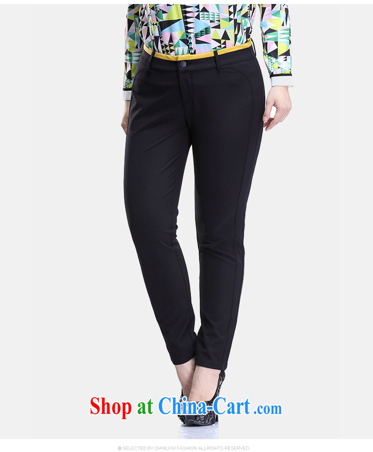 Slim LI Sau 2015 spring and summer with new, larger female fashion hit color Stretch video thin 100 ground leisure pencil trousers castor pants Q 7125 green 5 XL pictures, price, brand platters! Elections are good character, the national distribution, so why buy now enjoy more preferential! Health
