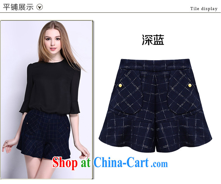 My dyeing clothing spring 2015 new in Europe and America, the female loose video thin elasticated waist pocket 100 ground short skirts trousers dark blue 6 XL (185 - 200 ) jack pictures, price, brand platters! Elections are good character, the national distribution, so why buy now enjoy more preferential! Health