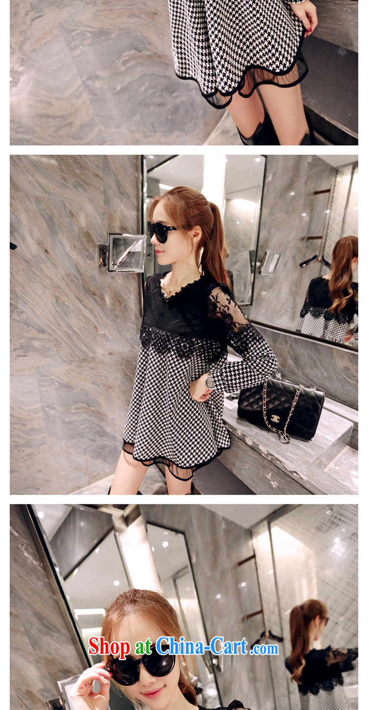 According to perfect 2015 spring new thick mm and indeed increase, female lace stitching 1000 birds, loose dresses female Y 5009 1000 bird 3 XL pictures, price, brand platters! Elections are good character, the national distribution, so why buy now enjoy more preferential! Health