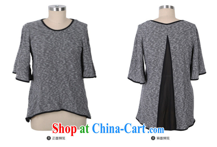 Magic of the 2015 spring new Korean version the FAT and FAT MM stylish bat sleeves loose larger female T pension 81,312 gray XXXXXL pictures, price, brand platters! Elections are good character, the national distribution, so why buy now enjoy more preferential! Health