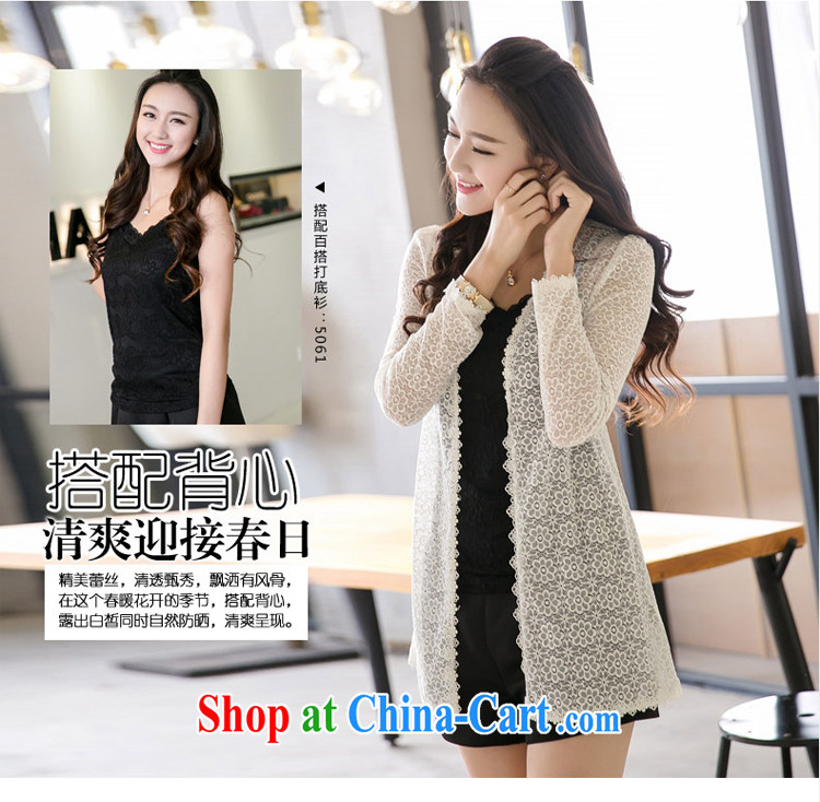 Good luck cracking the Code women 2015 spring and summer New Solid Color Openwork lace T-shirt air-conditioning the Netherlands in cultivating long leisure thin coat V 5036 black 3 XL (suitable for 165 - 180 jack) pictures, price, brand platters! Elections are good character, the national distribution, so why buy now enjoy more preferential! Health