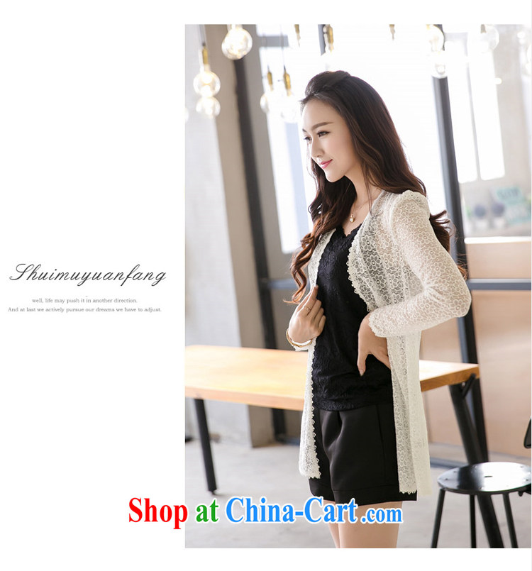 Good luck cracking the Code women 2015 spring and summer New Solid Color Openwork lace T-shirt air-conditioning the Netherlands in cultivating long leisure thin coat V 5036 black 3 XL (suitable for 165 - 180 jack) pictures, price, brand platters! Elections are good character, the national distribution, so why buy now enjoy more preferential! Health