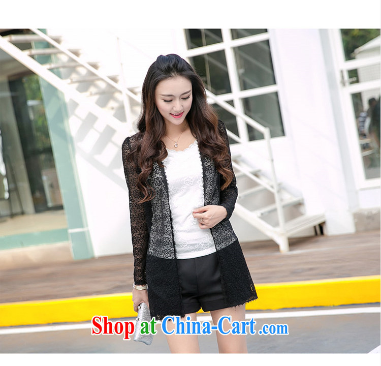 Good luck cracking the Code women 2015 spring and summer New Solid Color Openwork lace T-shirt air-conditioning the Netherlands in cultivating long leisure thin coat V 5036 black 3 XL (suitable for 165 - 180 jack) pictures, price, brand platters! Elections are good character, the national distribution, so why buy now enjoy more preferential! Health