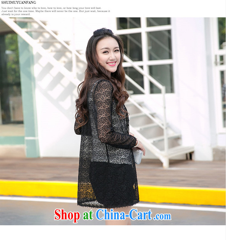 Good luck cracking the Code women 2015 spring and summer New Solid Color Openwork lace T-shirt air-conditioning the Netherlands in cultivating long leisure thin coat V 5036 black 3 XL (suitable for 165 - 180 jack) pictures, price, brand platters! Elections are good character, the national distribution, so why buy now enjoy more preferential! Health