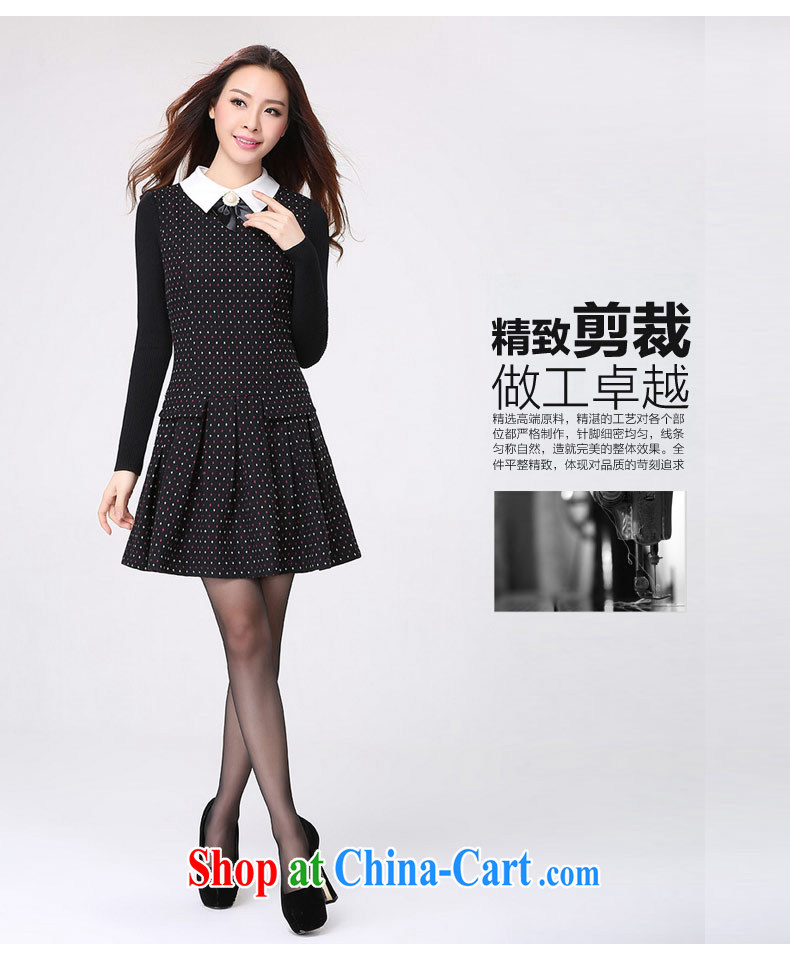 Hi Princess slave new, Korea and indeed XL girls decorated in graphics thin shirt collar long dresses Y 21,889 black spend a lot code 4 XL pictures, price, brand platters! Elections are good character, the national distribution, so why buy now enjoy more preferential! Health
