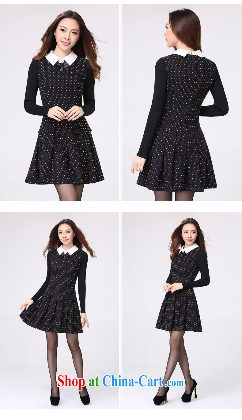 Hi Princess slave new, Korea and indeed XL girls decorated in graphics thin shirt collar long dresses Y 21,889 black spend a lot code 4 XL pictures, price, brand platters! Elections are good character, the national distribution, so why buy now enjoy more preferential! Health