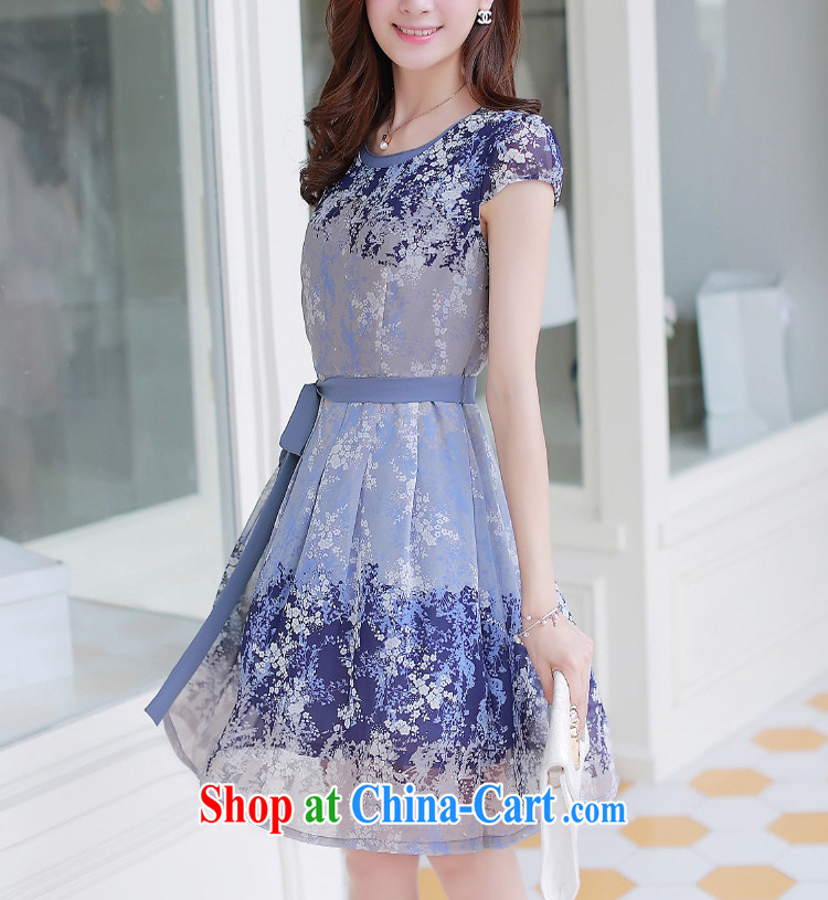 Be spray-summer 2015 new paragraph with cultivating lace snow woven short-sleeved dresses larger women 5531 8384 XXL pictures, price, brand platters! Elections are good character, the national distribution, so why buy now enjoy more preferential! Health