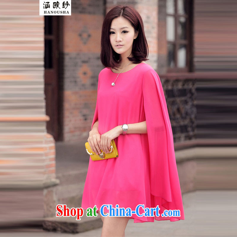 COVERED BY THE 2015 women new summer Korean loose the code ponchos shawl cloak pregnant snow woven dresses beach skirt summer dress red XL recommendations 135 - 150 jack, covered by the yarn (Hanousha), online shopping