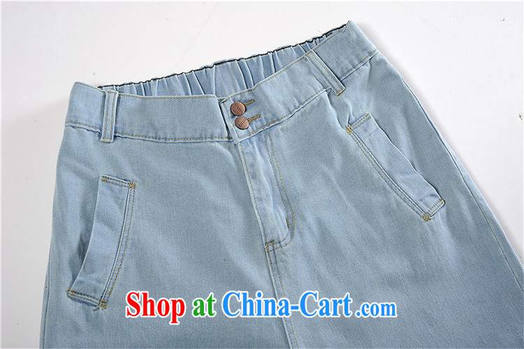 Thin (NOS) summer new Korean version of the greater code female and indeed increase castor 9 pants jeans M 15,011 dark blue 1 42 code 180 Jack left and right through pictures, price, brand platters! Elections are good character, the national distribution, so why buy now enjoy more preferential! Health