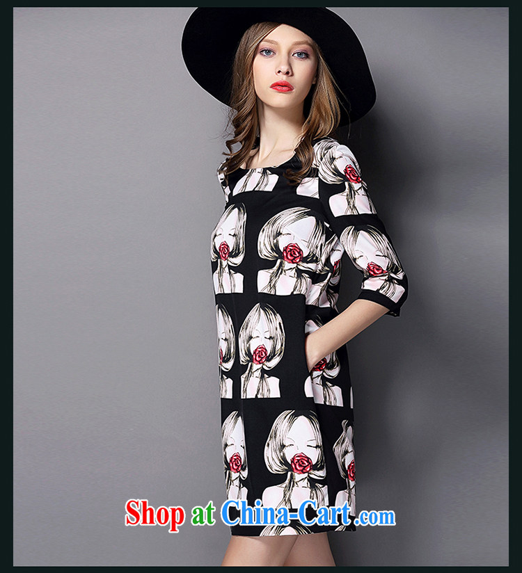 Mephidross economy honey, 2015 new, larger female summer is the increased emphasis on MM stamp dress 2027 black large code 5 XL pictures, price, brand platters! Elections are good character, the national distribution, so why buy now enjoy more preferential! Health
