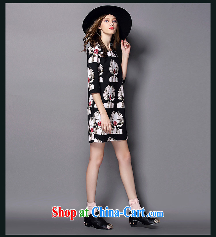 Mephidross economy honey, 2015 new, larger female summer is the increased emphasis on MM stamp dress 2027 black large code 5 XL pictures, price, brand platters! Elections are good character, the national distribution, so why buy now enjoy more preferential! Health