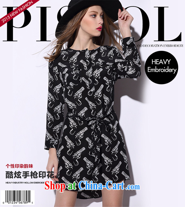 Director of 2015 spring new and indeed XL girls personalized stamp in Europe and high-end graphics thin long-sleeved dress 2009 black large code 5 200 XL about Jack pictures, price, brand platters! Elections are good character, the national distribution, so why buy now enjoy more preferential! Health