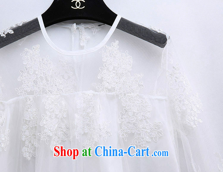 Red Star exquisite imperial Lace Embroidery fluoro stitching petals large cuff with lace T-shirt black large code L pictures, price, brand platters! Elections are good character, the national distribution, so why buy now enjoy more preferential! Health