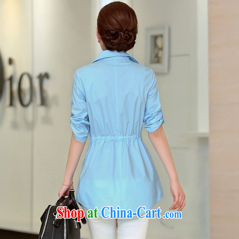 Pi-optimized Connie new spring the middle-aged, Mom loaded shirt girl, 9 T-shirt, long T-shirt BW 09,501 blue XXXL recommendations 140 - 150 jack, Pi-optimized Connie, shopping on the Internet