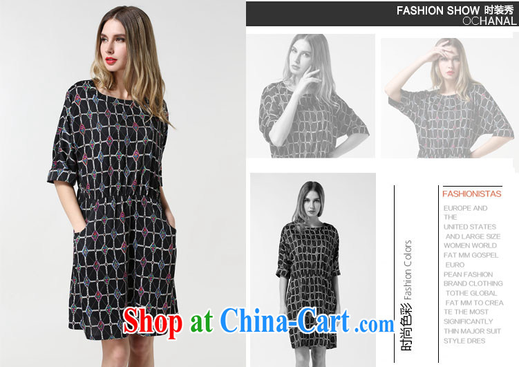 Connie's Dream Original Europe 2015 spring new and indeed increase, female 200 Jack mm thick Stylish retro tartan video thin dresses s 1881 black XXXL pictures, price, brand platters! Elections are good character, the national distribution, so why buy now enjoy more preferential! Health