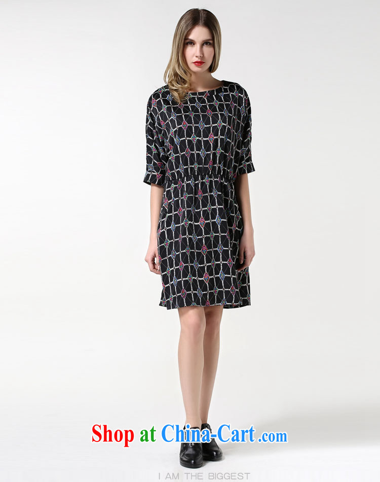 Connie's Dream Original Europe 2015 spring new and indeed increase, female 200 Jack mm thick Stylish retro tartan video thin dresses s 1881 black XXXL pictures, price, brand platters! Elections are good character, the national distribution, so why buy now enjoy more preferential! Health