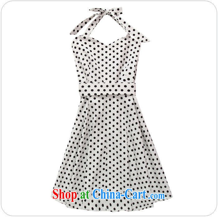 Land is the Yi 2015 summer new, larger female Korean XL thick MM lady stylish wave point control V collar scarf large straps dress white XXXL pictures, price, brand platters! Elections are good character, the national distribution, so why buy now enjoy more preferential! Health
