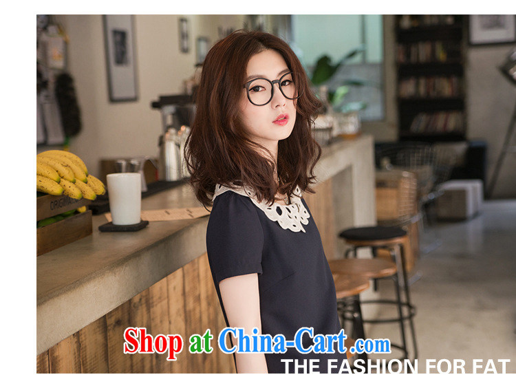 The MissDonut is indeed increasing, female Korean edition weight 200 mm jack summer new stylish short-sleeved baby collar dresses large blue code XL weight 130 jack - 155 Jack left and right pictures, price, brand platters! Elections are good character, the national distribution, so why buy now enjoy more preferential! Health