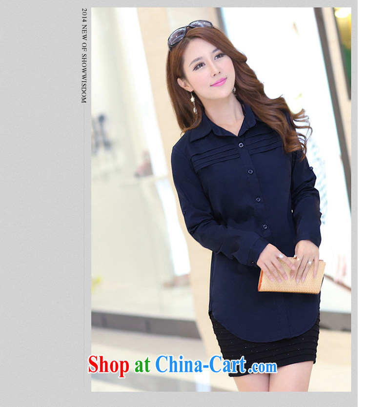 ZORMO Korean female spring, mm thick and indeed increase in long female shirt, solid professional clothing Tibetan cyan 6 XL 190 - 215 Jack pictures, price, brand platters! Elections are good character, the national distribution, so why buy now enjoy more preferential! Health