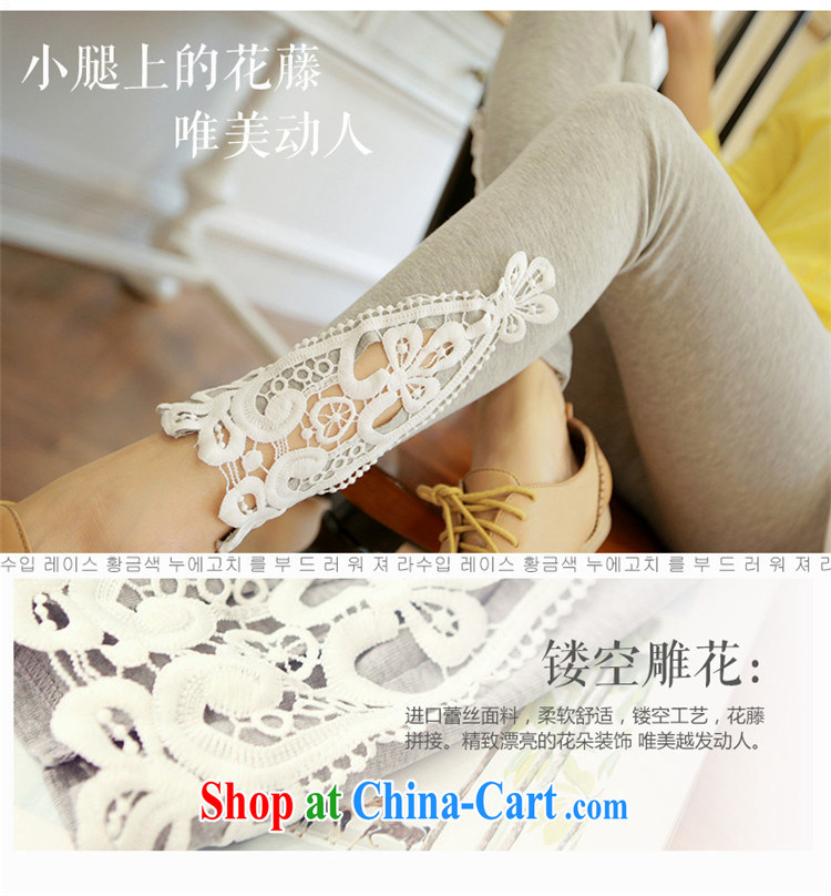 Fish the dream 2015 new pregnant women with spring loaded Korean lace lace cotton and abdominal trousers trousers pregnant women pants solid light gray XL pictures, price, brand platters! Elections are good character, the national distribution, so why buy now enjoy more preferential! Health